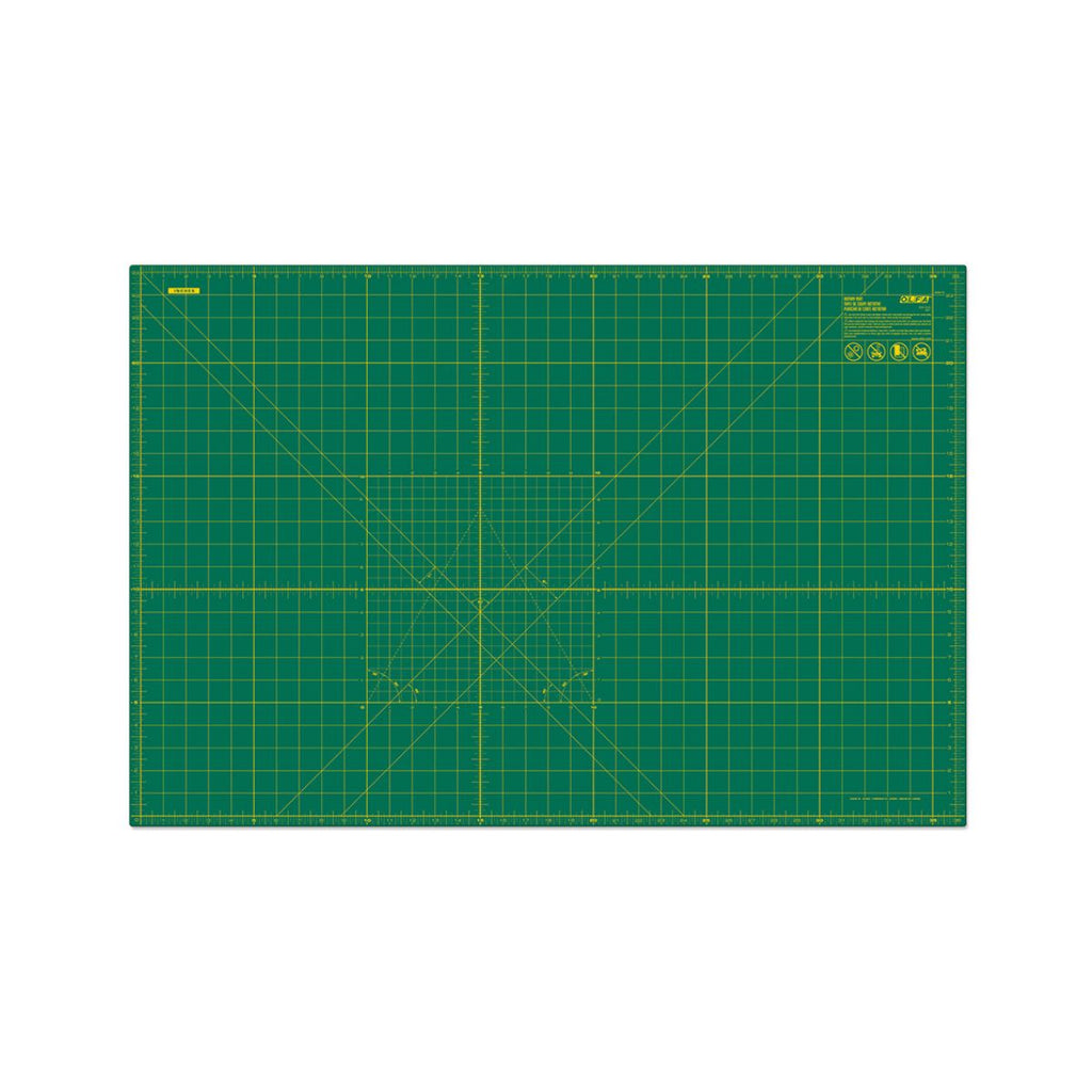 OLFA RM-MG 24 x 36 Green Double-Sided Self-Healing Rotary Mat